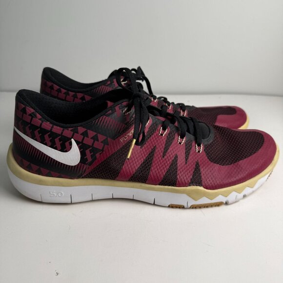 Nike Mens Sneakers Free 5.0 V6 AMP Florida State Seminoles Size 12 - Picture 1 of 12